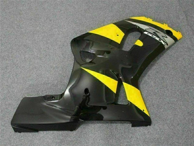 Amarillo Negro Carenado & Plástico Suzuki GSXR 600 / 750 K1 K2 K3 2001-2003