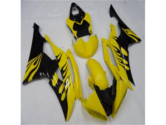 Amarillo Negro Carrocería Yamaha R6 2008-2016