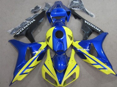 Azul Amarillo Inyección Kits Carenado Honda CBR 1000 RR 2006-2007