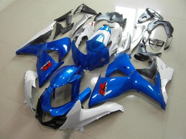 Azul & Blanco Estilo OEM Carrocería Suzuki GSXR 1000 K9 2009-2016