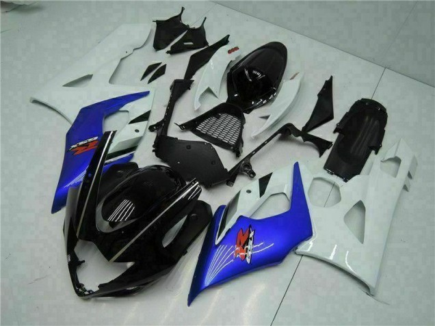 Azul Blanco Kit Carenado ABS Completo Suzuki GSXR 1000 K5 2005-2006