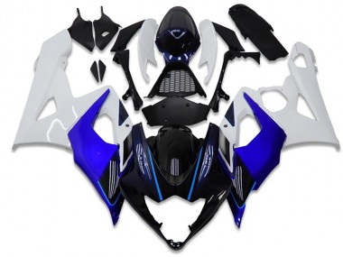 Azul Blanco Kits ABS Carenado Suzuki GSXR 1000 K5 2005-2006