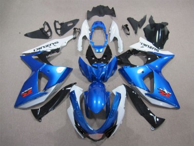 Azul Blanco Plástica Suzuki GSXR 1000 K9 2009-2016