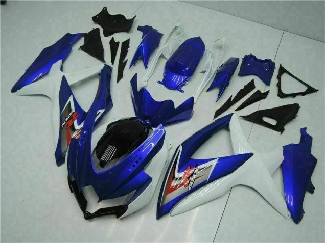 Azul Blanco Plástica Suzuki GSXR 600 / 750 K8 2008-2010