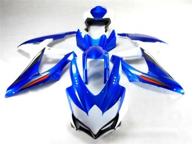 Azul Blanco Plástico Suzuki GSXR 600 / 750 K8 2008-2010