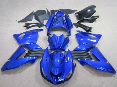 Azul Kit ABS Carenado Kawasaki ZX14R ZZR 1400 2006-2011
