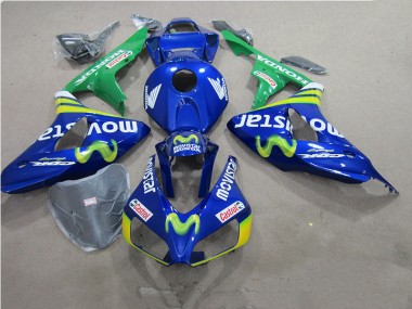 Azul Movistar Castrol Carenado Honda CBR 1000 RR 2006-2007