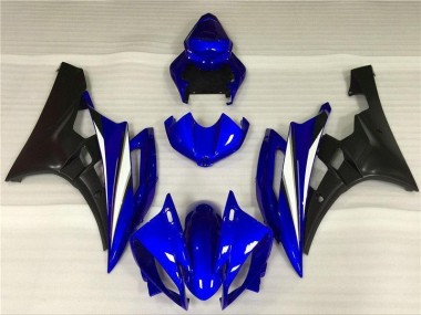 Azul Negro ABS Carenado Yamaha R6 2006-2007