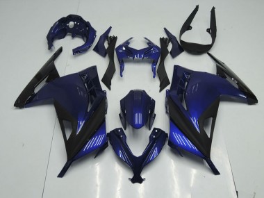 Azul Negro Carenado Kawasaki ZX 300R 2013-2016