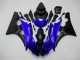 Azul Negro Kit ABS Carenado Yamaha R6 2006-2007