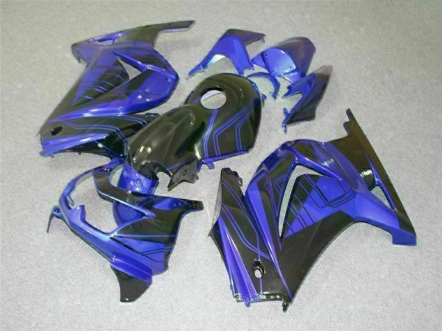 Azul Negro Kit Carenado ABS Completo Kawasaki EX250 2008-2012