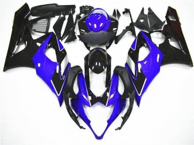 Azul Negro Kit Carenado ABS Completo Suzuki GSXR 1000 K5 2005-2006