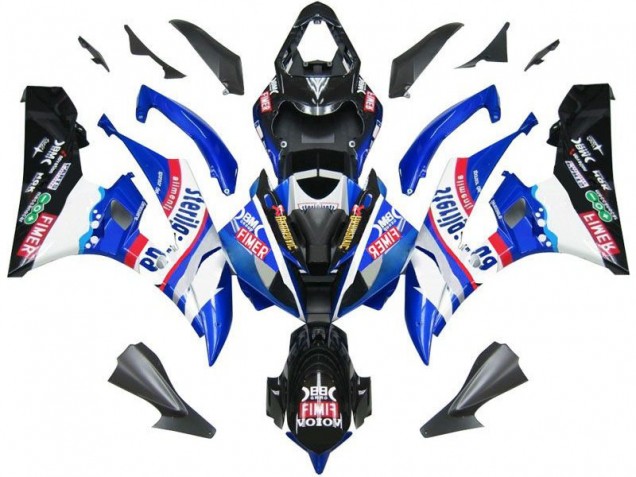 Azul Negro Sterilgard Carenado Yamaha R6 2006-2007