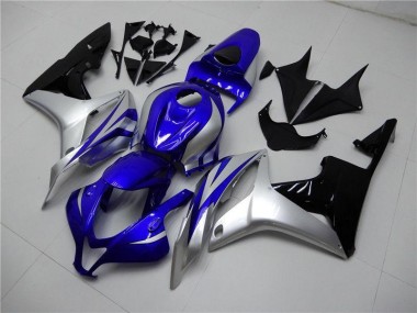 Azul Plata Negro Carenado Honda CBR 600 RR 2007-2008