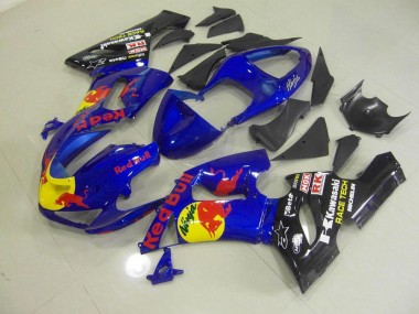 Azul Red Bull Carenado Kawasaki ZX6R 2005-2006