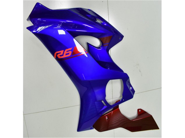 Azul Rojo Carenado Yamaha R6 2017-2023