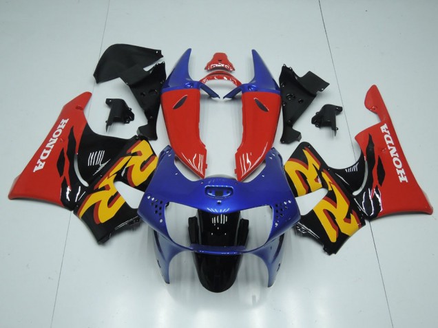 Azul Rojo Negro Carenado Honda CBR 900 RR 919 1998-1999