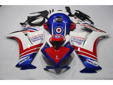 Azul Rojo Royal Air Force Reserves Carenado Honda CBR 1000 RR 2012-2016