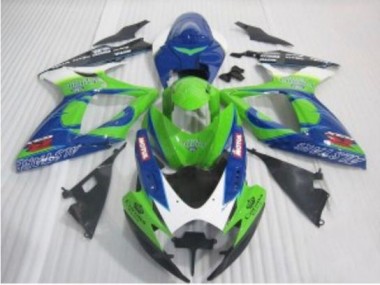 Azul Verde Carenado Suzuki GSXR 600 / 750 K6 2006-2007