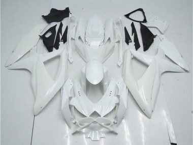 Blanco ABS Plásticos Suzuki GSXR 600 / 750 K8 2008-2010