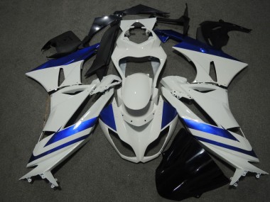 Blanco Azul Carenado Kawasaki ZX6R 2009-2012