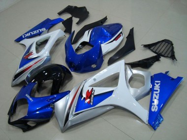 Blanco Azul Carenado Suzuki GSXR 1000 K7 2007-2008