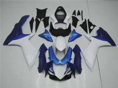 Blanco Azul Carenado Suzuki GSXR 600 / 750 K11 2011-2021