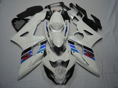 Blanco Azul Carenados Suzuki GSXR 1000 K7 2007-2008