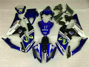 Blanco Azul Kit ABS Carenado Yamaha R6 2008-2016