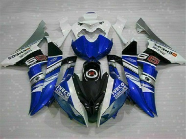 Blanco Azul Kit Carenado ABS Completo Yamaha R6 2008-2016