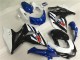 Blanco Azul Negro Carenados Suzuki GSXR 1000 K9 2009-2016