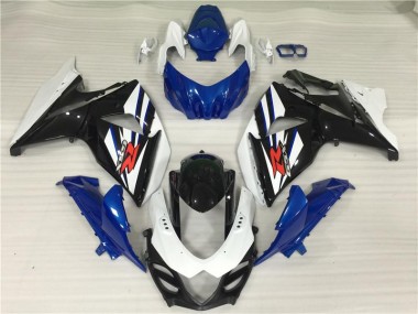 Blanco Azul Negro Carenados Suzuki GSXR 1000 K9 2009-2016