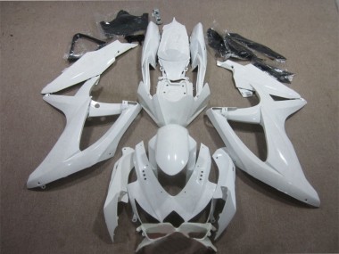 Blanco Carenado Suzuki GSXR 600 K8 2008-2010