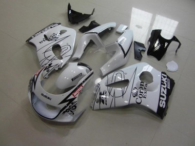 Blanco Corona Carenado Suzuki GSXR 600 1996-2000