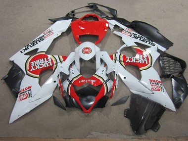 Blanco Lucky Strike Rojo Motul Kit ABS Carenado Suzuki GSXR 1000 K5 2005-2006