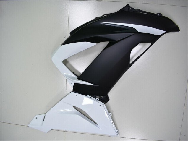 Blanco Negro ABS Plástica Kawasaki ZX6R 2013-2018