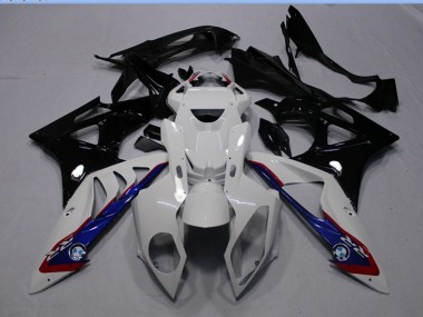 Blanco Negro Azul Carenado BMW S1000RR 2009-2014