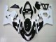 Blanco Negro Inyección Kit Carenado Suzuki GSXR 600 / 750 K4 2004-2005