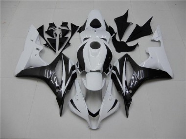 Blanco Negro Kits Completo Carenado Honda CBR 600 RR 2007-2008