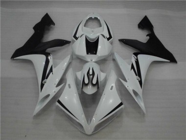 Blanco Negro Llama Carenado Yamaha R1 2004-2006