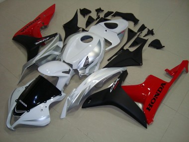 Blanco Negro Rojo ABS Plástica Honda CBR 600 RR 2007-2008