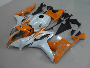 Blanco Perla Naranja Carenado Honda CBR 600 RR 2007-2008