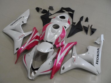 Blanco Perla con Rosa Carenado Honda CBR 600 RR 2007-2008