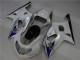 Blanco Plata Carenado Suzuki GSXR 600 / 750 K1 K2 K3 2001-2003