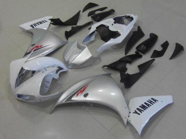 Blanco Plata Carenado Yamaha R1 2012-2014