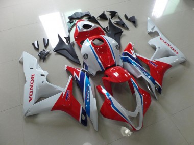 Blanco Rojo Azul HRC Carenado Honda CBR 600 RR 2007-2008