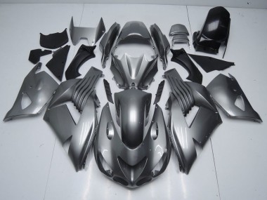 Brillante Gris Carenado Kawasaki ZX14R ZZR 1400 2006-2011