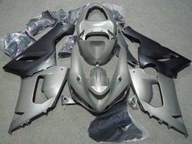 Gris Negro Carenado Kawasaki ZX6R 2005-2006