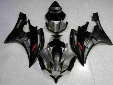 Gris Negro Kits Completo Carenado Yamaha R6 2006-2007