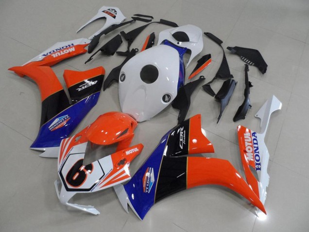 Naranja Blanco TT Legend Carenado Honda CBR 1000 RR 2012-2016